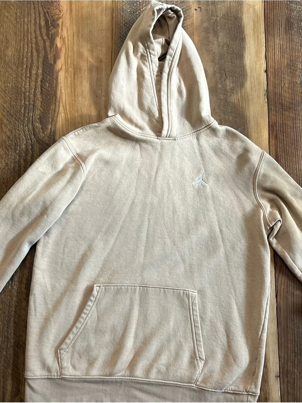 Jordan Beige/Tan Hooded Pullover Sweatshirt